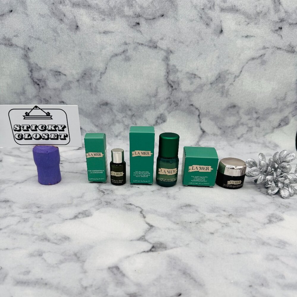 La Mer Skincare Set-Treatment Lotion,Concentrate&Night Concentrate-3pc-BOXED-NEW